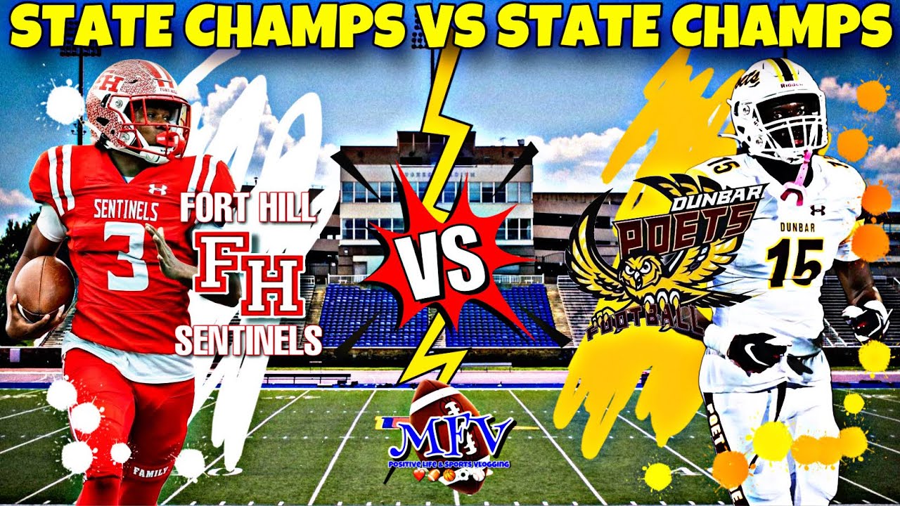 🏈🏈  STATE CHAMP TOUR | Fort Hill Sentinels x Dunbar Poets | Varsity Football
