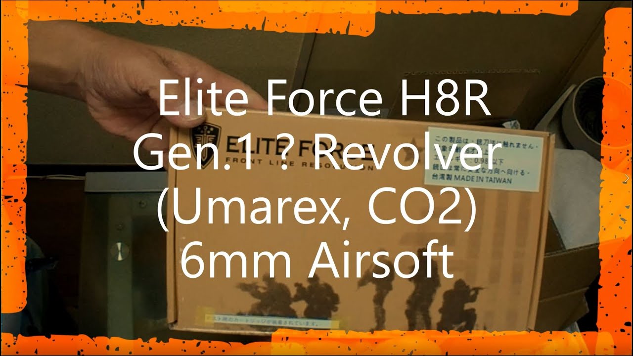 Elite Force H8R Gen 1 Revolver　おもわず喜んだがGen2の箱に入れられていただけだった。