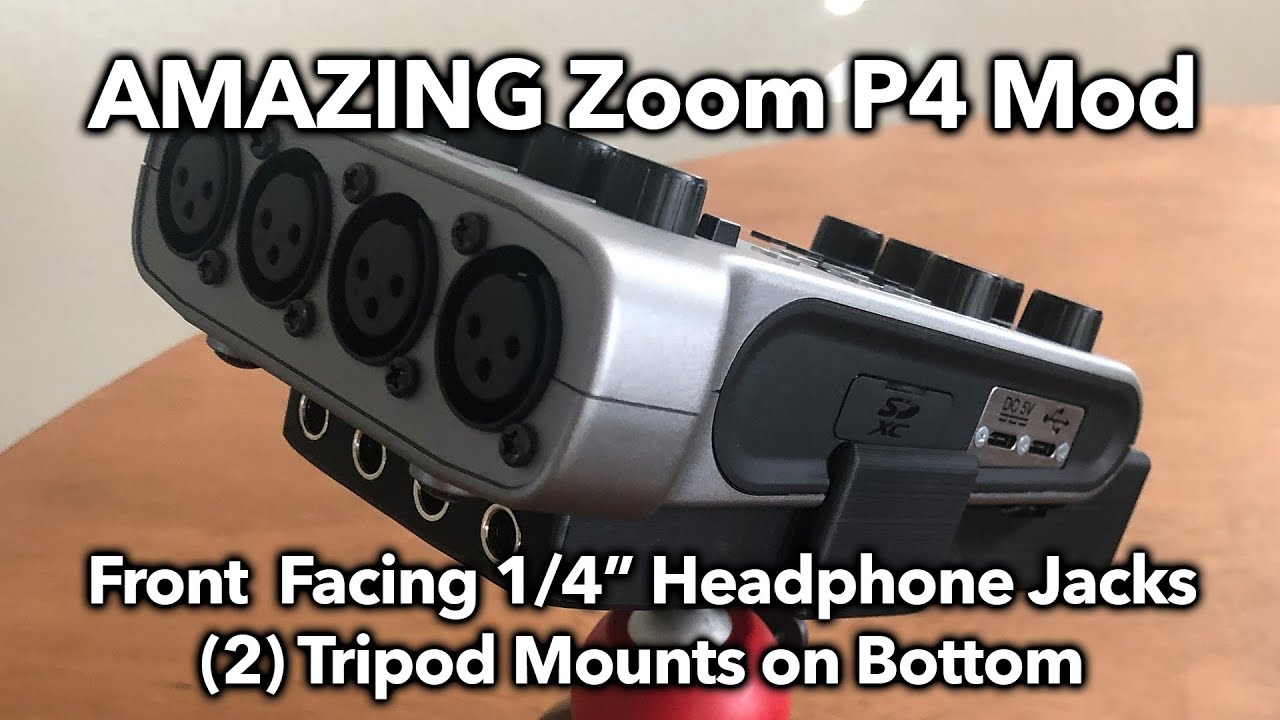 Zoom PodTrak P4 Modification
