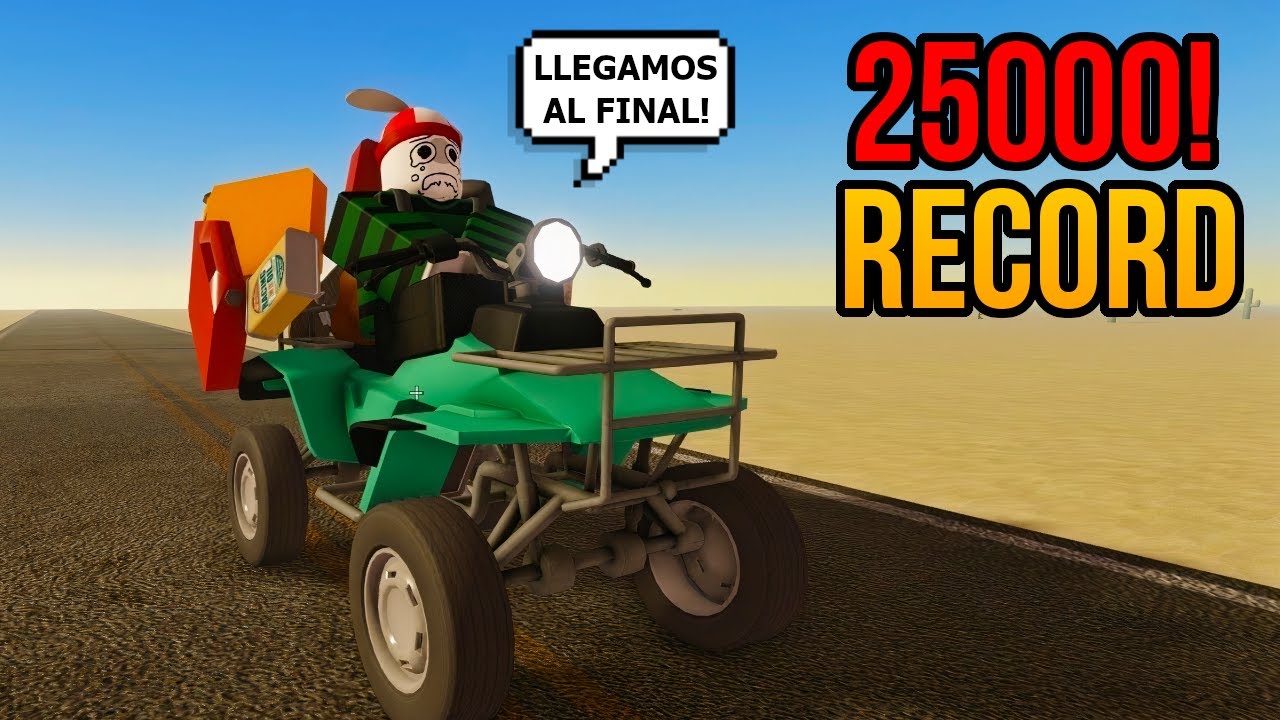 ALCANCE LOS 25000 METROS VIAJANDO EN CARRETERA EN A DUSTY TRIP ROBLOX