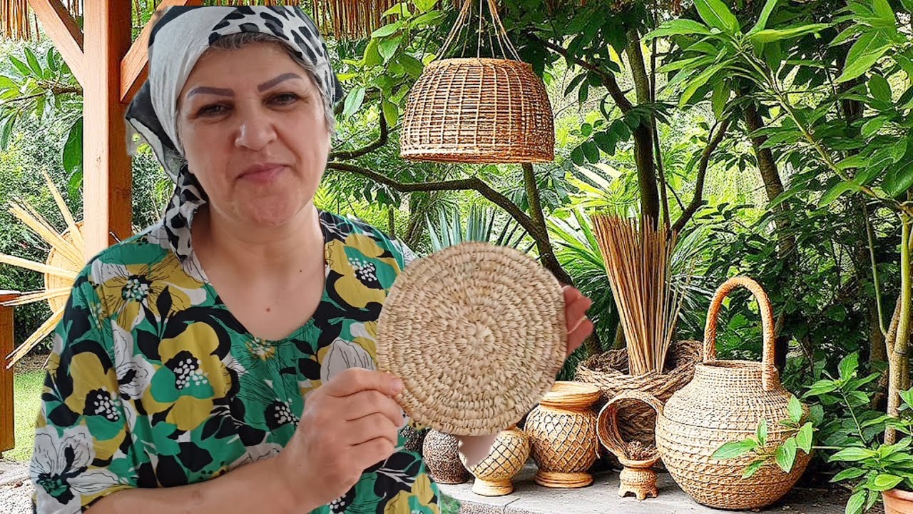 gilan village Handicrafts: Crafting Traditional Handicrafts through Kapoo Weaving and Basketry 🧺”