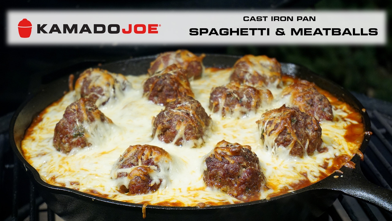 Kamado Joe Spaghetti and Meatballs
