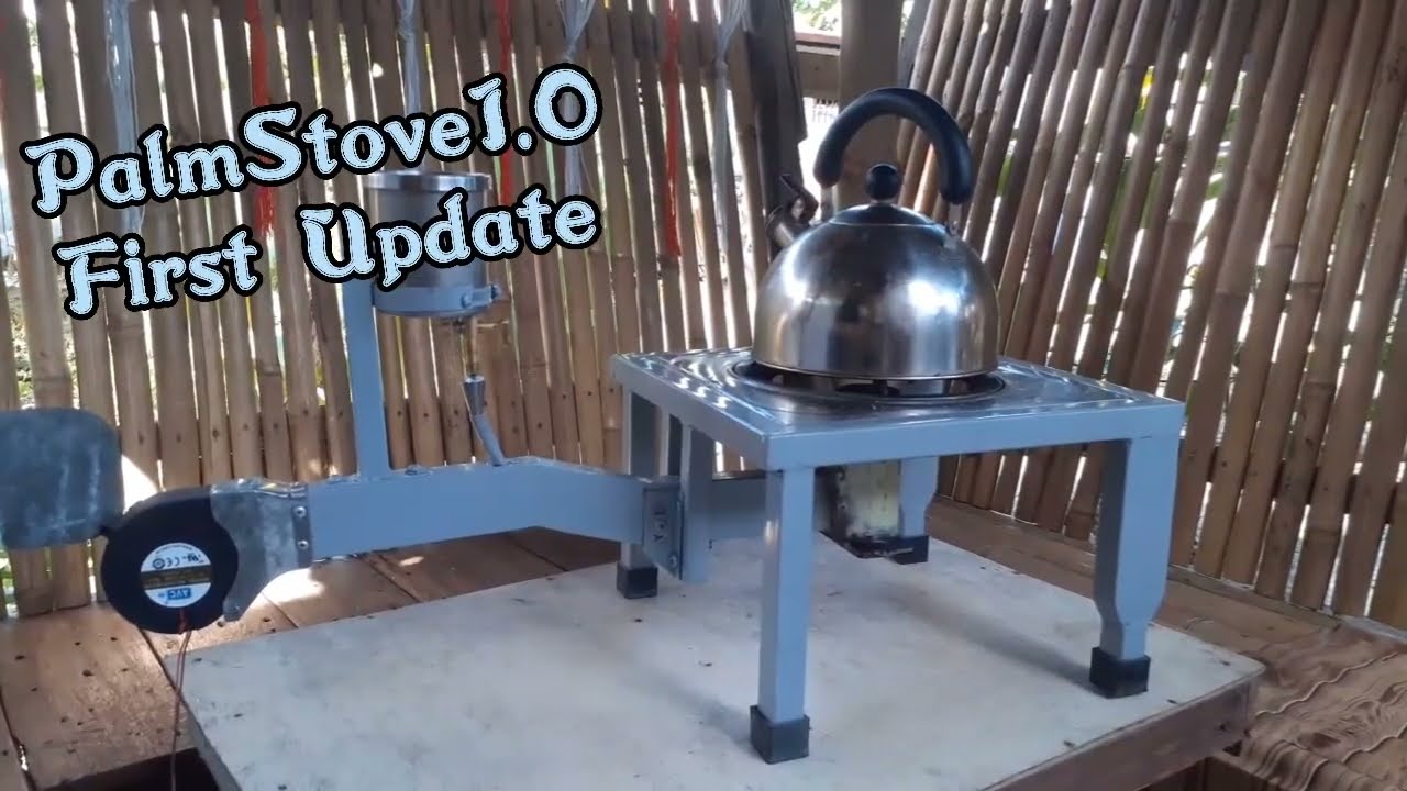 KALAN DE MANTIKA #PalmStove1.O || 2nd trials making a stove using used cooking Oil first Upgrade