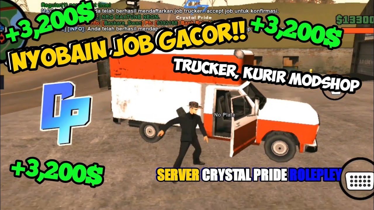 Cobain JOB gacor Di SERVER Crystal Pride Rolepley |Trucker |SOZERU
