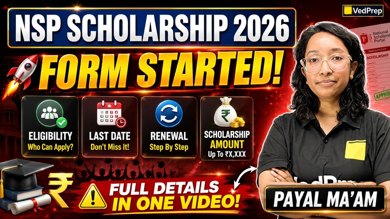NSP Scholarship 2026-27 🚨 Online Form Started | Eligibility, Amount, Last Date & Renewal Process