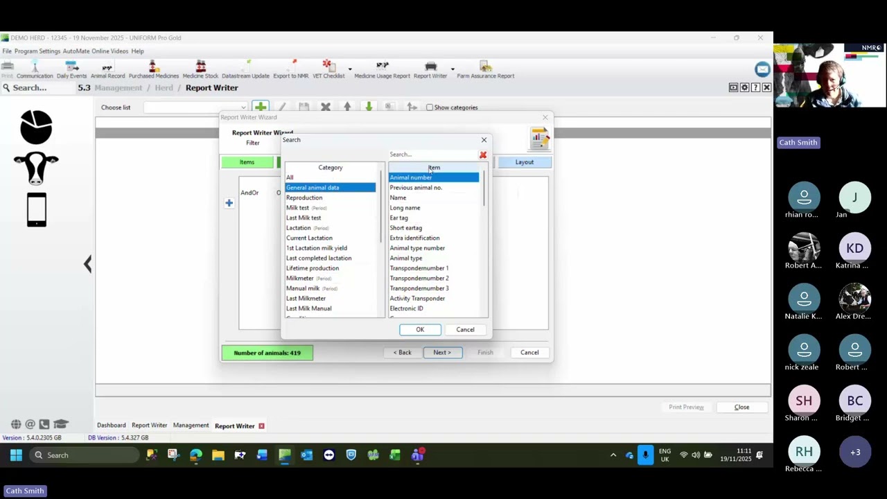Creating Reports on Report Writer in Uniform