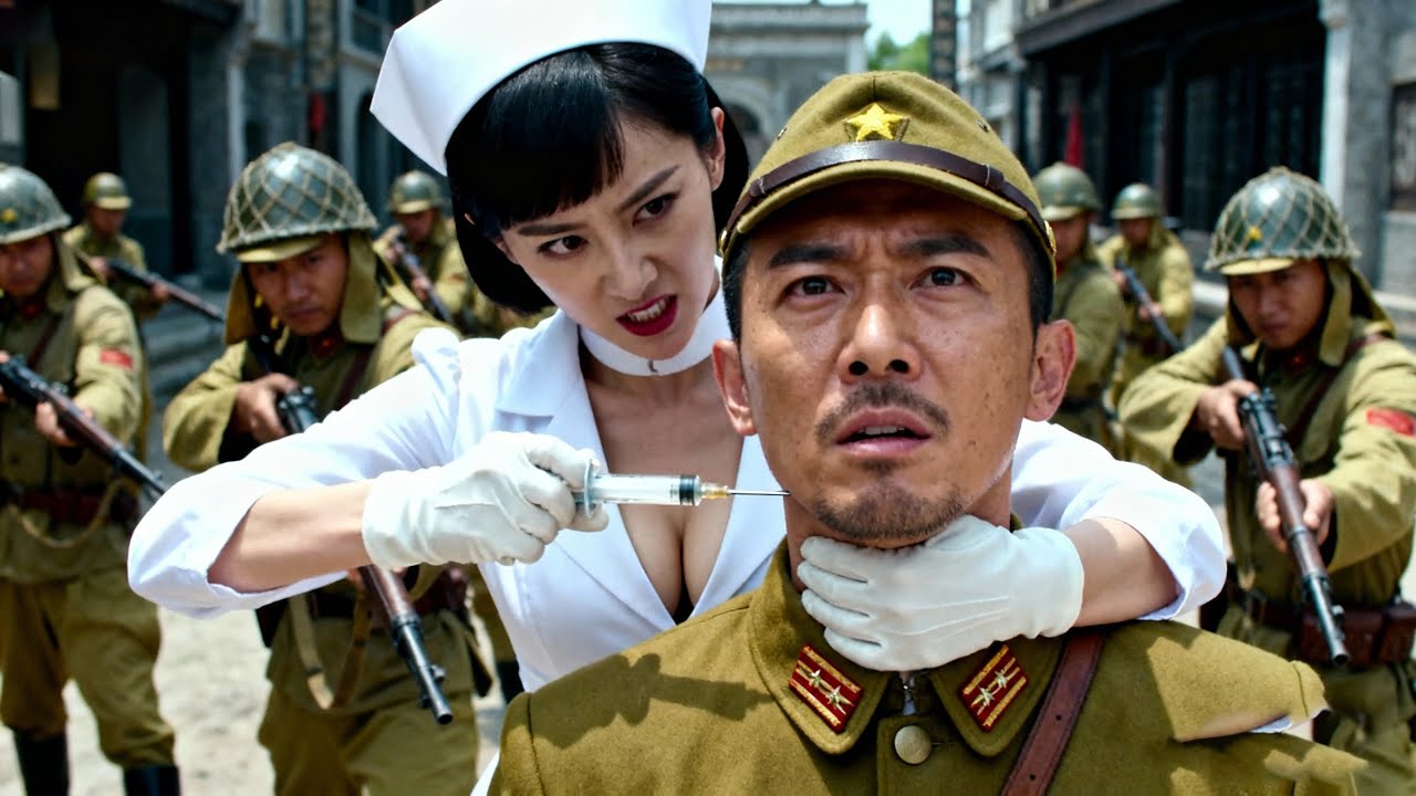 美女為了暗殺日本軍官，竟偽裝成護士潛入敵營，下一秒危機來臨！#抗日