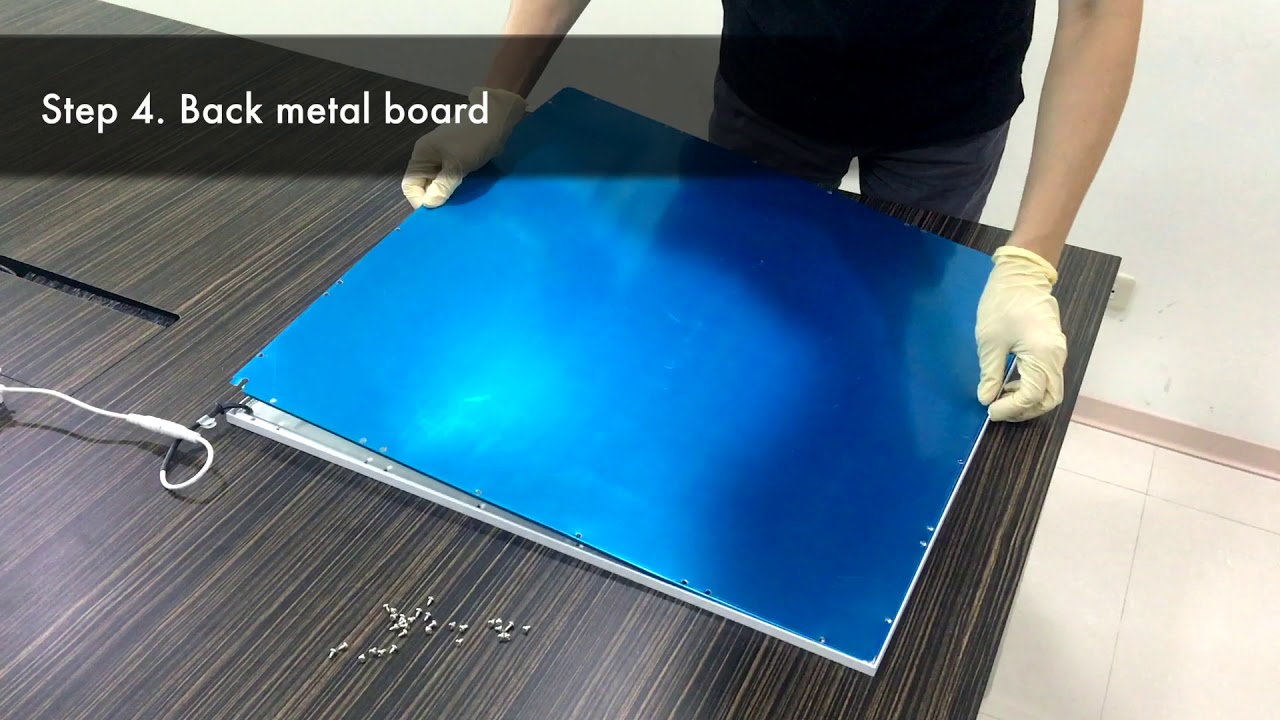 Diffuser +Light guide plate +white reflector of Panel light assembling guide