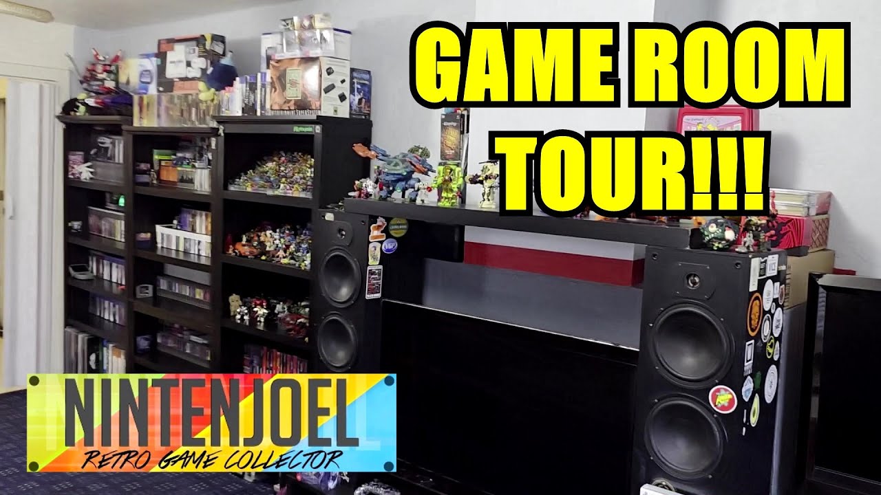 NEW Game Room Tour! A Work In Progress!!!