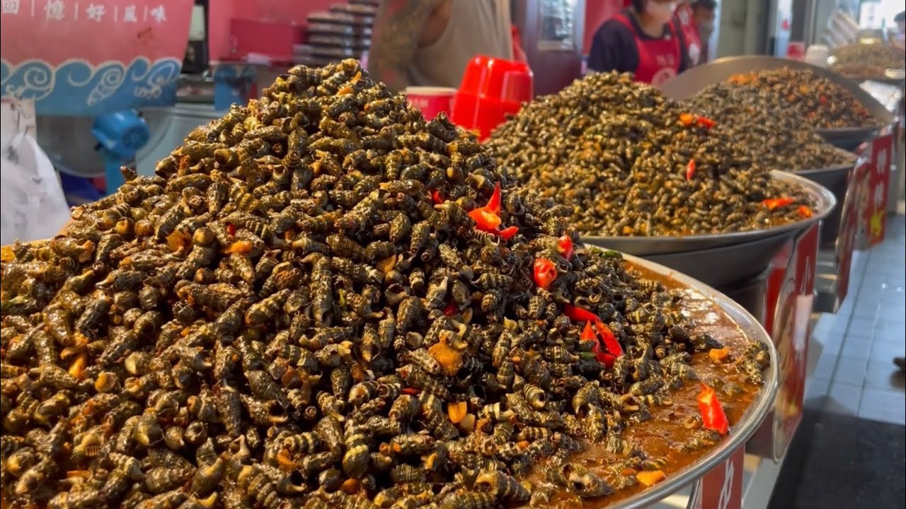 來到台中梧棲觀光漁港要吃什麼呢？【台灣中部最大觀光漁港海鮮市場】 / The Best Taiwan Taichung Wuqi Seafood Market Food Collection