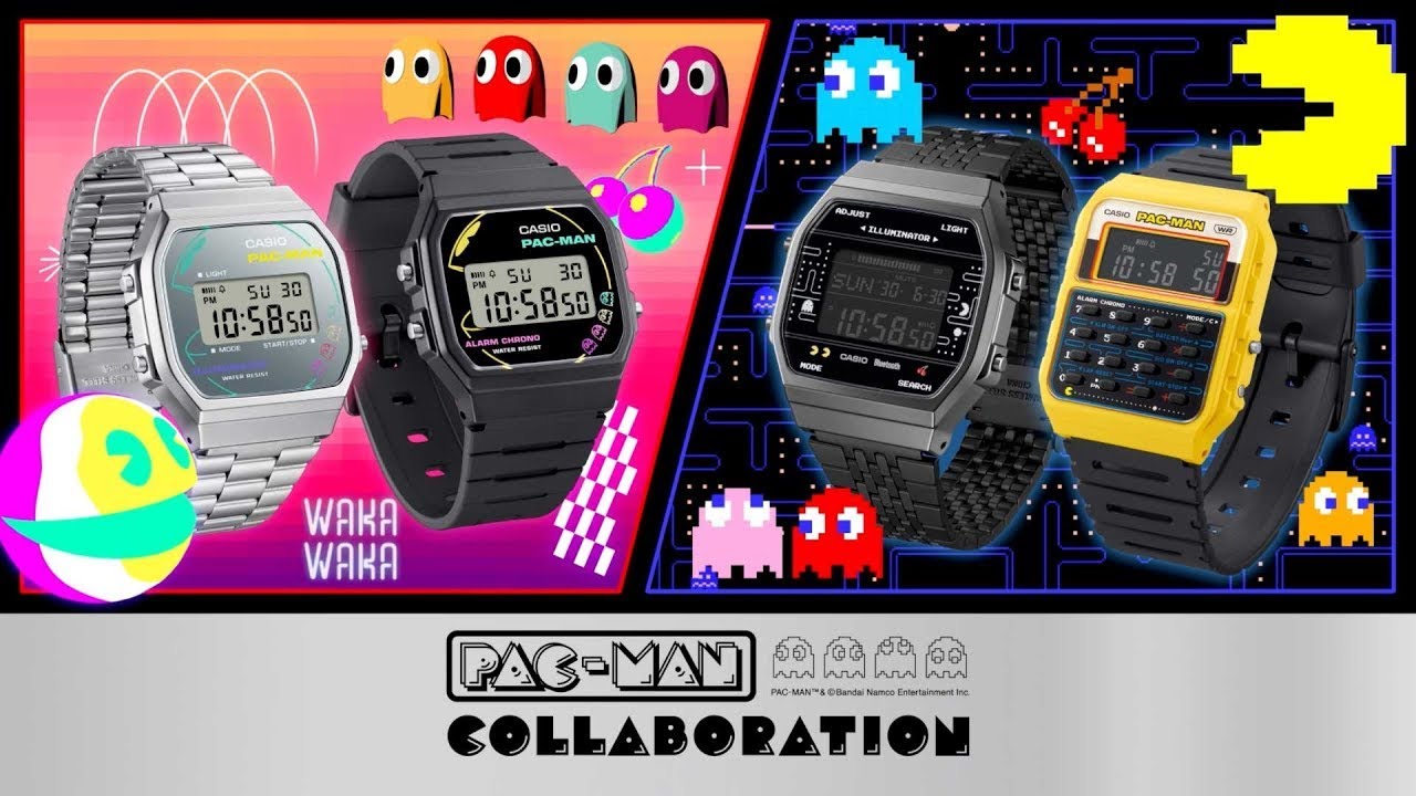 PAC-MAN COLLABORATION WATCH MOVIE | CASIO