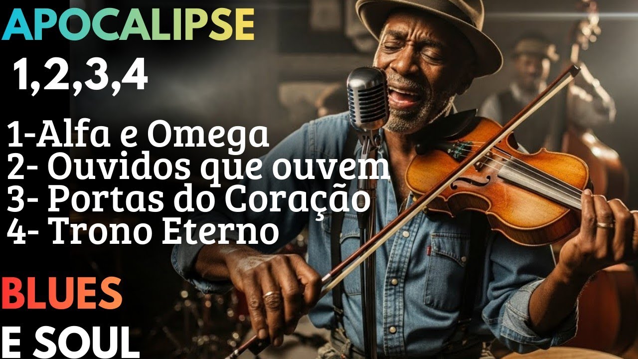  Blues Cristão do Apocalipse 1,2,3,4- Conquistando Fé, Amor e Sabedoria 🎵 Louvores mais tocados 