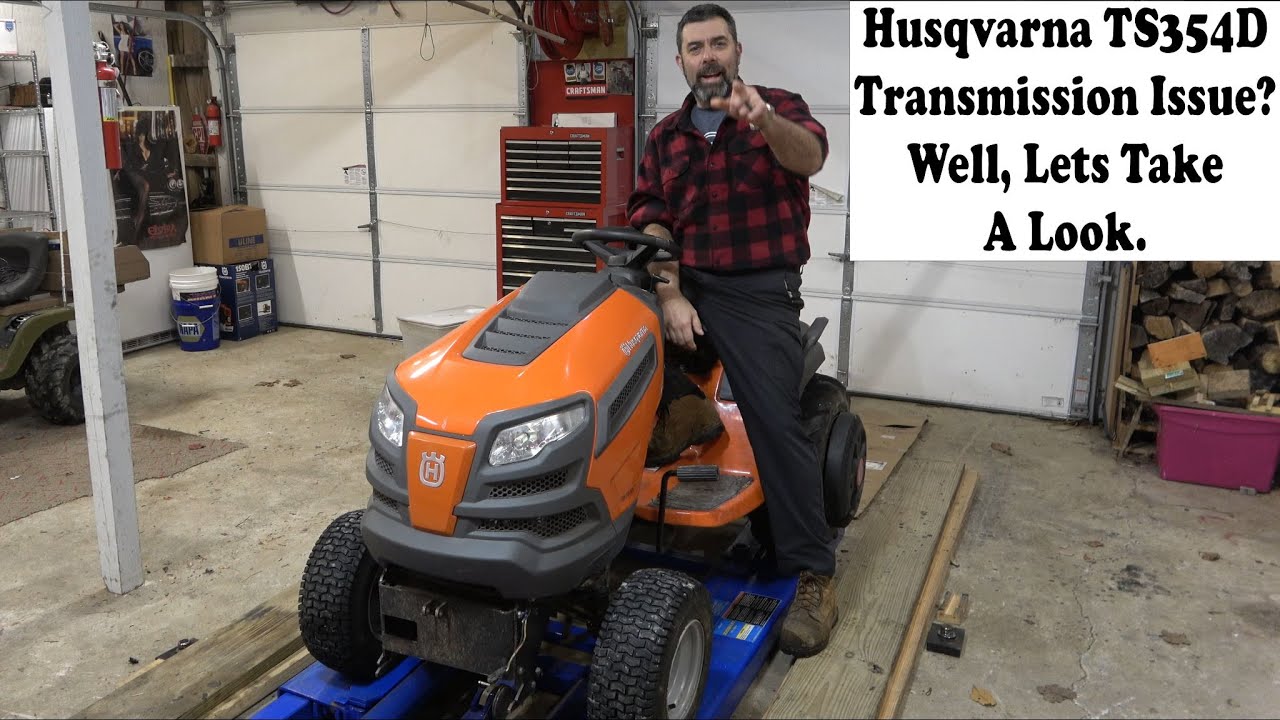 Husqvarna TS354D Transmission Issue? The Ultimate Garden Tractor Get's A Glitch!