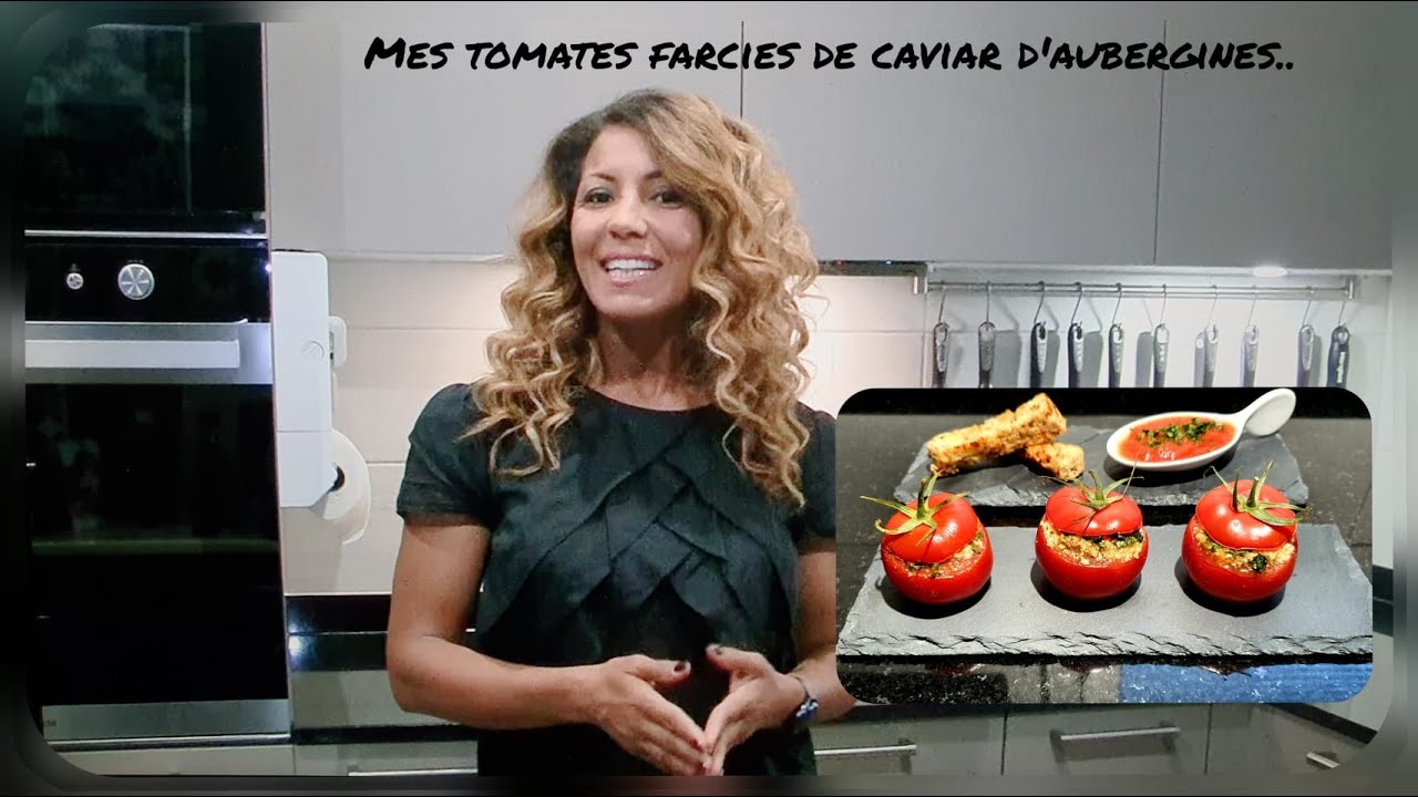 Ma recette de tomates farcies de caviar d'aubergines