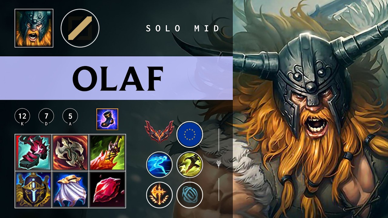 Olaf Mid vs Ornn - EUW Grandmaster Patch 26.04