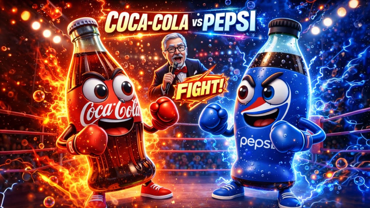 COCA-COLA vs PEPSI (RAP BATTLE) | Guerra del Gas 🔥🥤 Batalla entre coca vs Pepsi Parodia