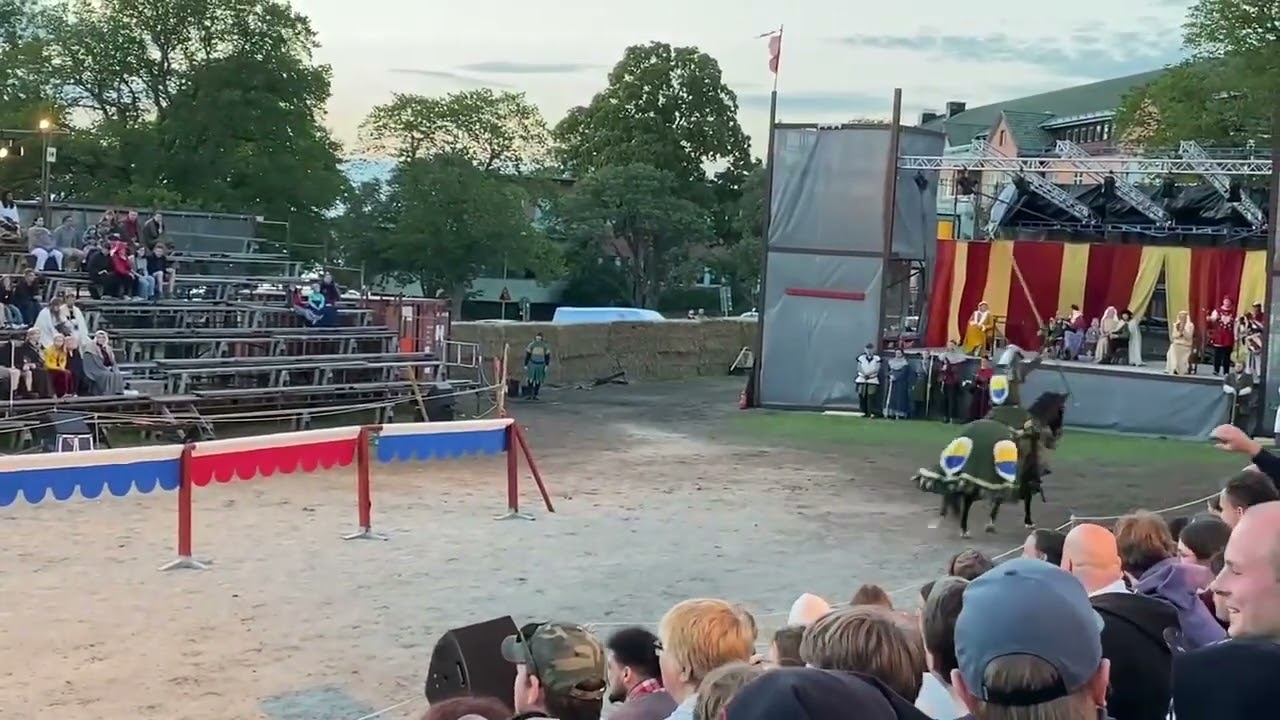 Medeltidsveckan 2023 - Visby, Gotland (Videoklipp fr Tornerspel, slutfinal 12 aug)