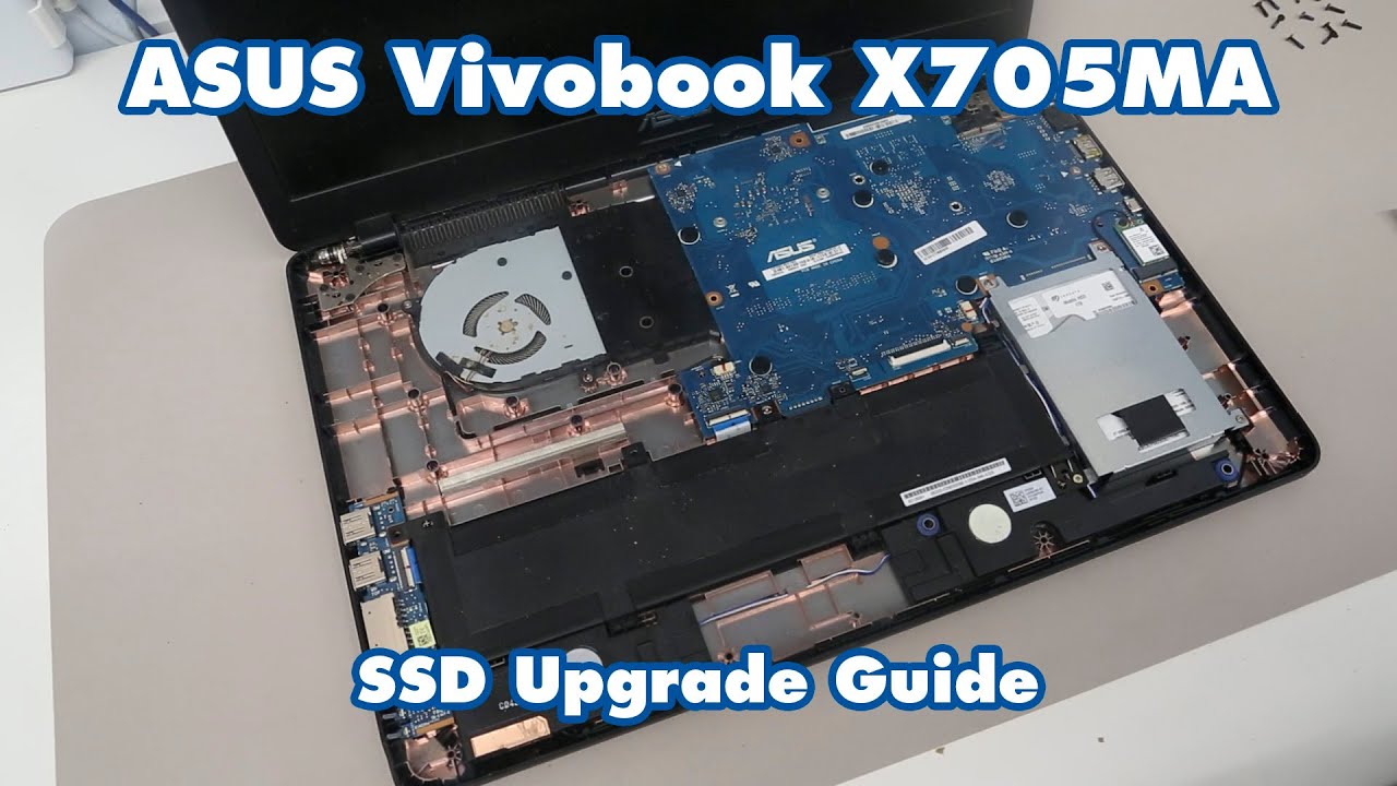 ASUS Vivobook X705MA — руководство по обновлению SSD
