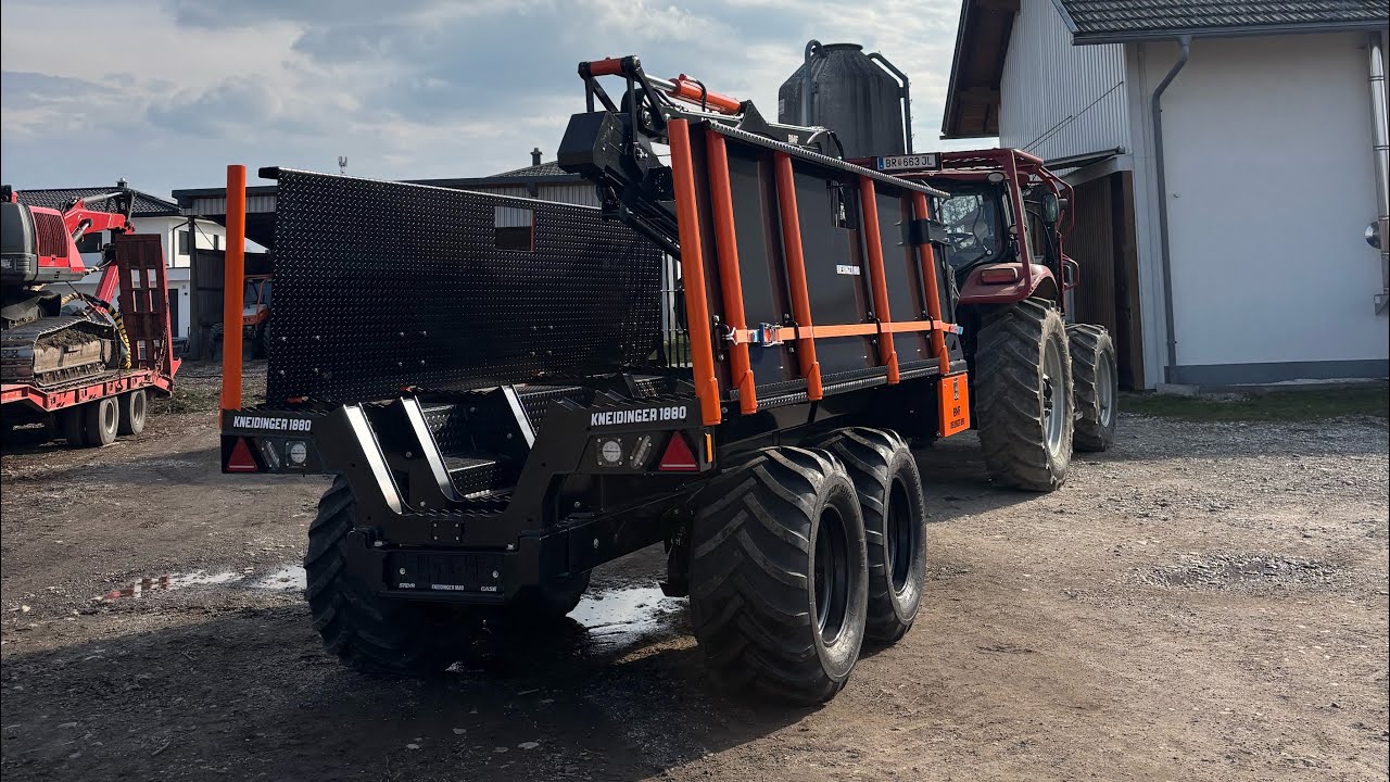 Vorstellung der neue BMF 14 T2 Pro mit HP 905 Forstkran und Black Bruin Radantrieb