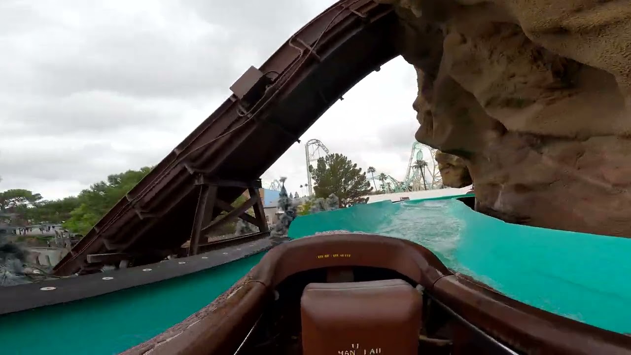 [4K 60fps] Timber Mountain Log Ride Post Refurbishment On-Ride POV Forwards, Knott's Berry Farm 2024