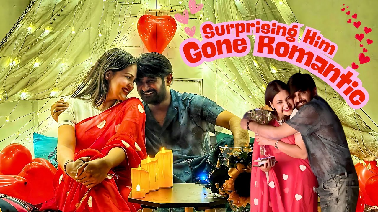 SURPRISING HIM ON SPECIAL DAY | GONE ROMANTIC | HE WAS SUPER SHOCKED