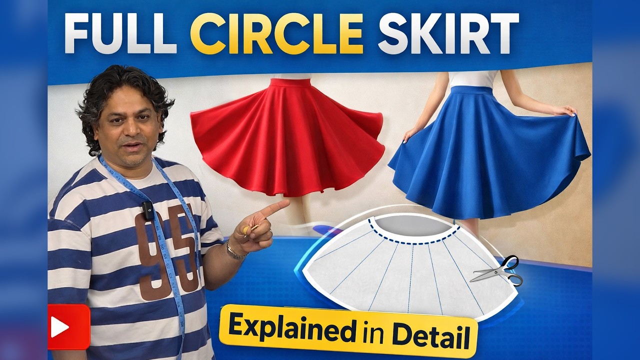 “FULL CIRCLE SKIRT explaining