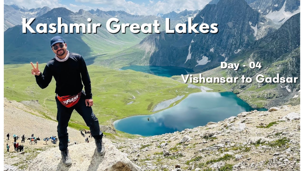 Kashmir Great Lakes Trek Day - 04 | vishnsar to gadsar  lake | Gadsar pass toughest day
