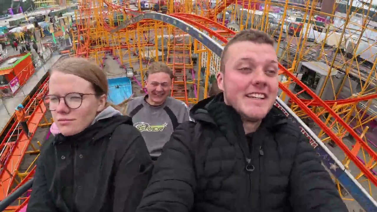 Rock & Roller Coaster - Vorlop (Onride) Hamburg Sommerdom 2025 4K