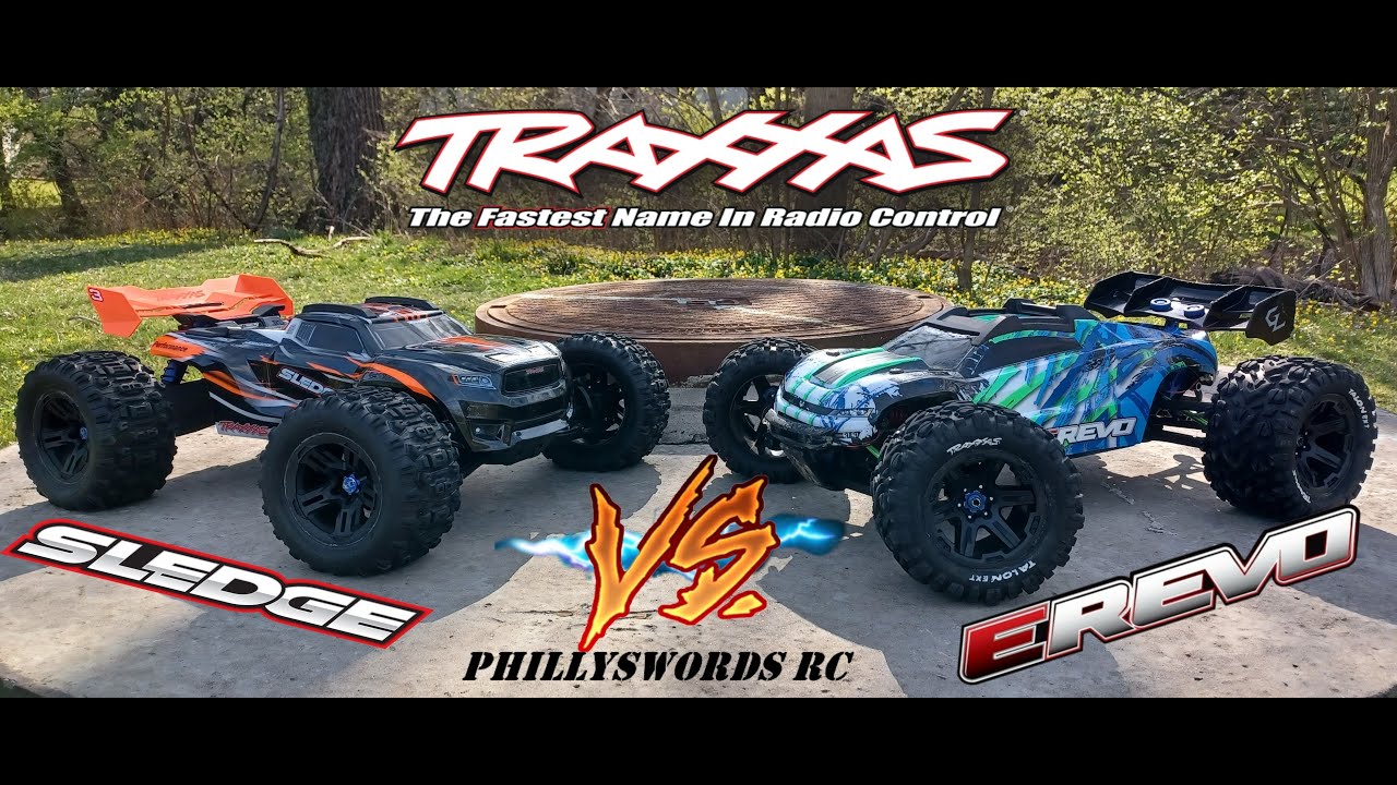Traxxas Sledge vs E.Revo 2.0 6S OLD to NEW