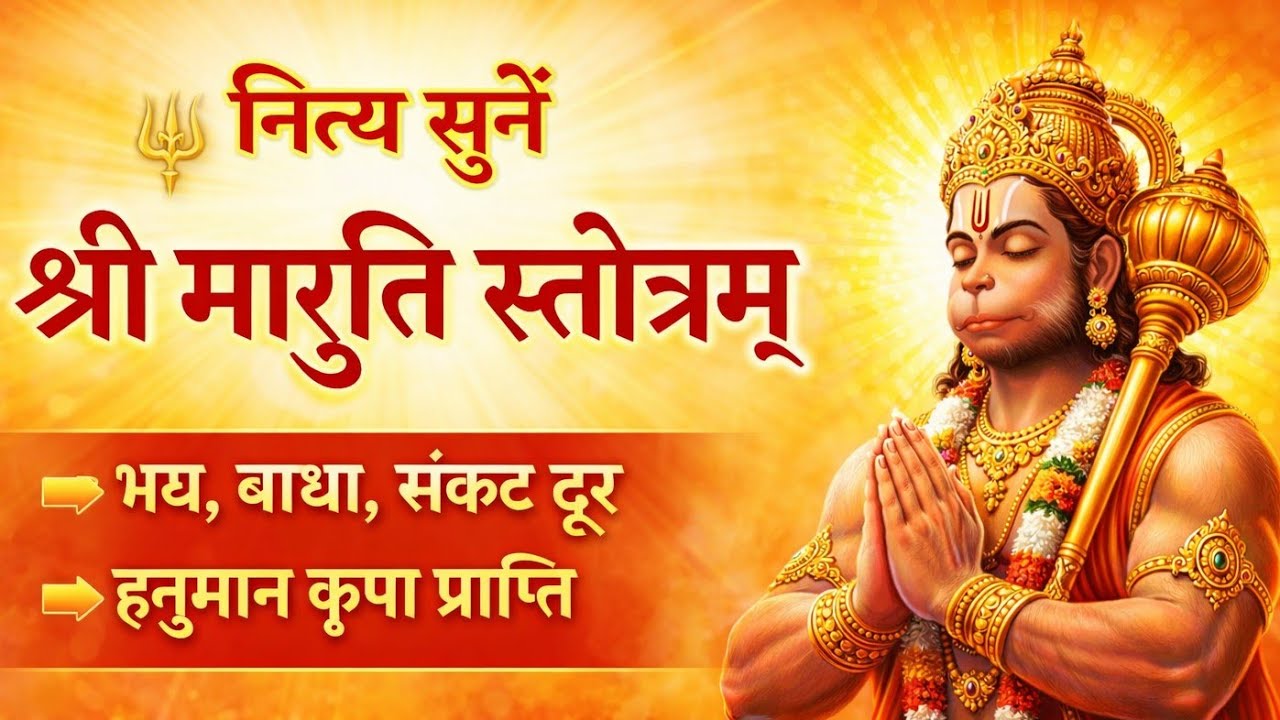 मारुति स्तोत्र | संकट मोचन हनुमान स्तुति | Maruti Stotra | Hanuman Stotra Powerful Prayer