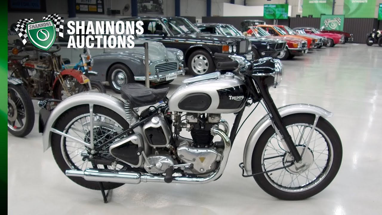 1951 Triumph T5 Speed Twin 500cc Motorcycle - 2022 Shannons Winter Timed Online Auction