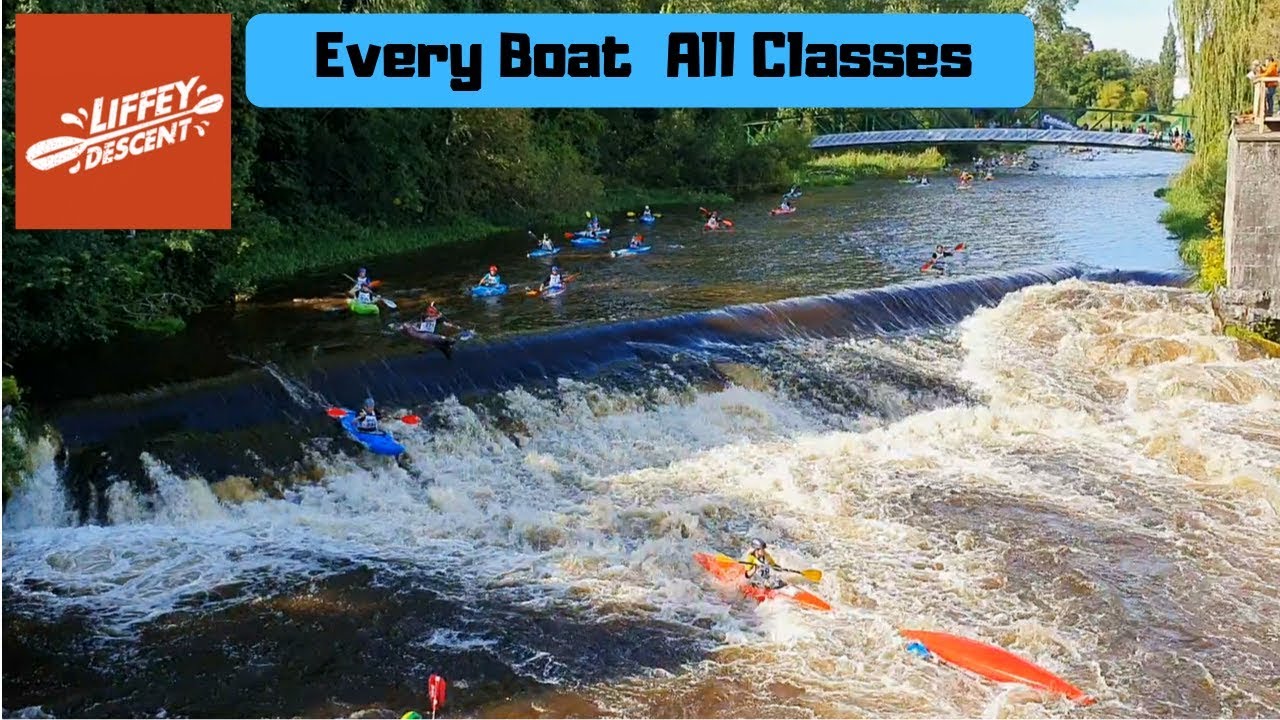 Liffey Descent 2019 Straffan Weir All Classes K2, K1, GP & OC