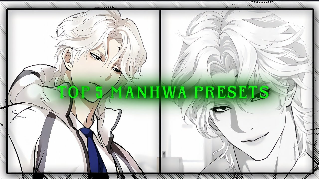 Top 5 Trending Manhwa Presets ❤️‍🔥 | Lookism edits presets 🔥 | Anime edits presets  | Alight Motion 