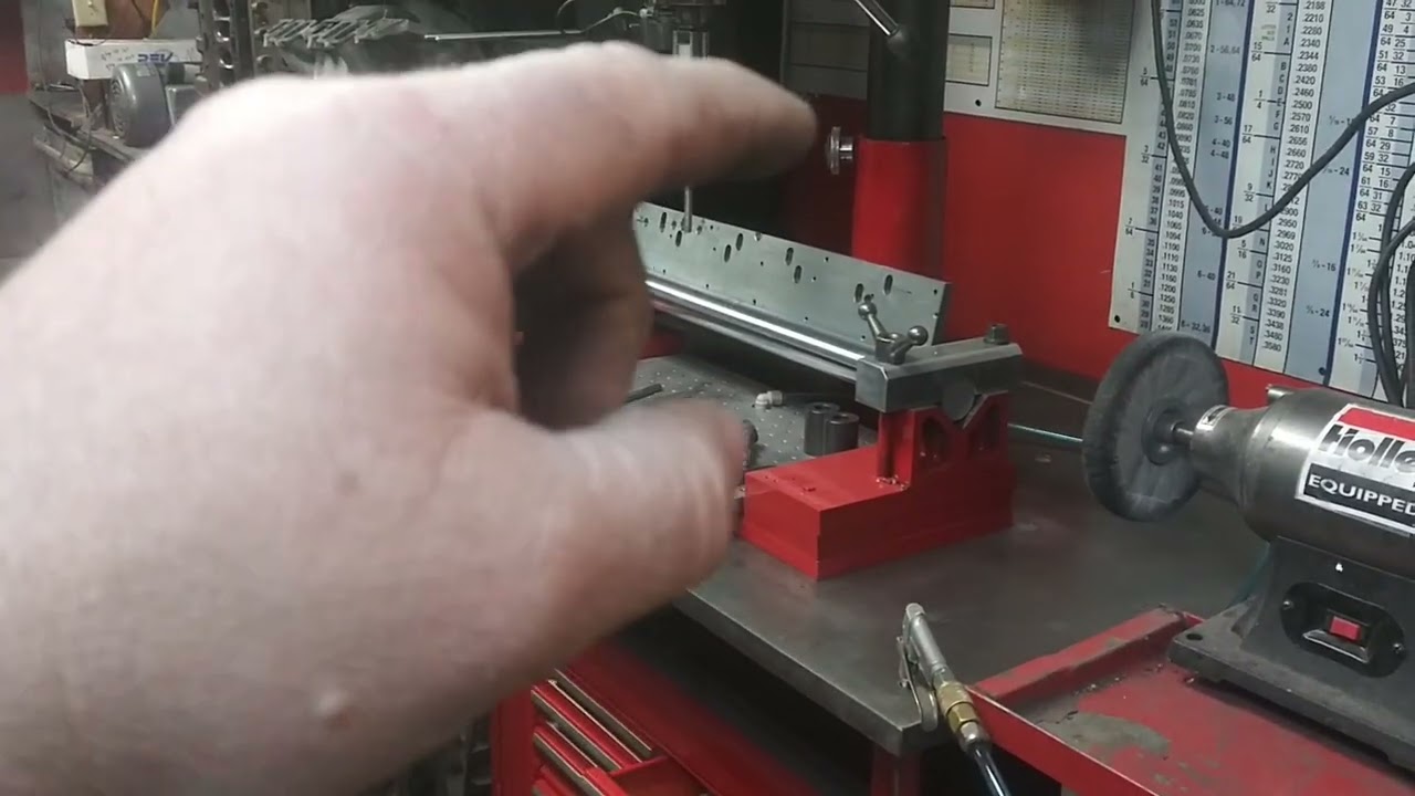ALL HOME BUILT DIY CYLINDER HEAD SEAT AND GUIDE MACHINE WITH AIR FLOAT JIG,  winona van Norman copy