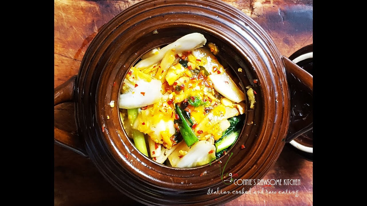VEGAN - MY NEW KIMCHI RECIPE - healthy foods - KIMCHEE probiotic - | Connie's RAWsome kitchen