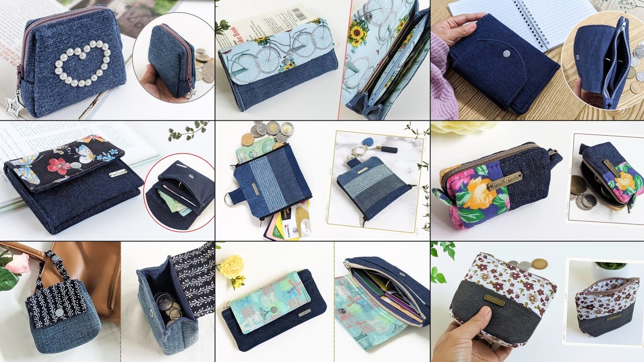 9 DIY Cute Purses/Wallets | Old Jeans Ideas | Upcycled Crafts | Compilation | Tutorial