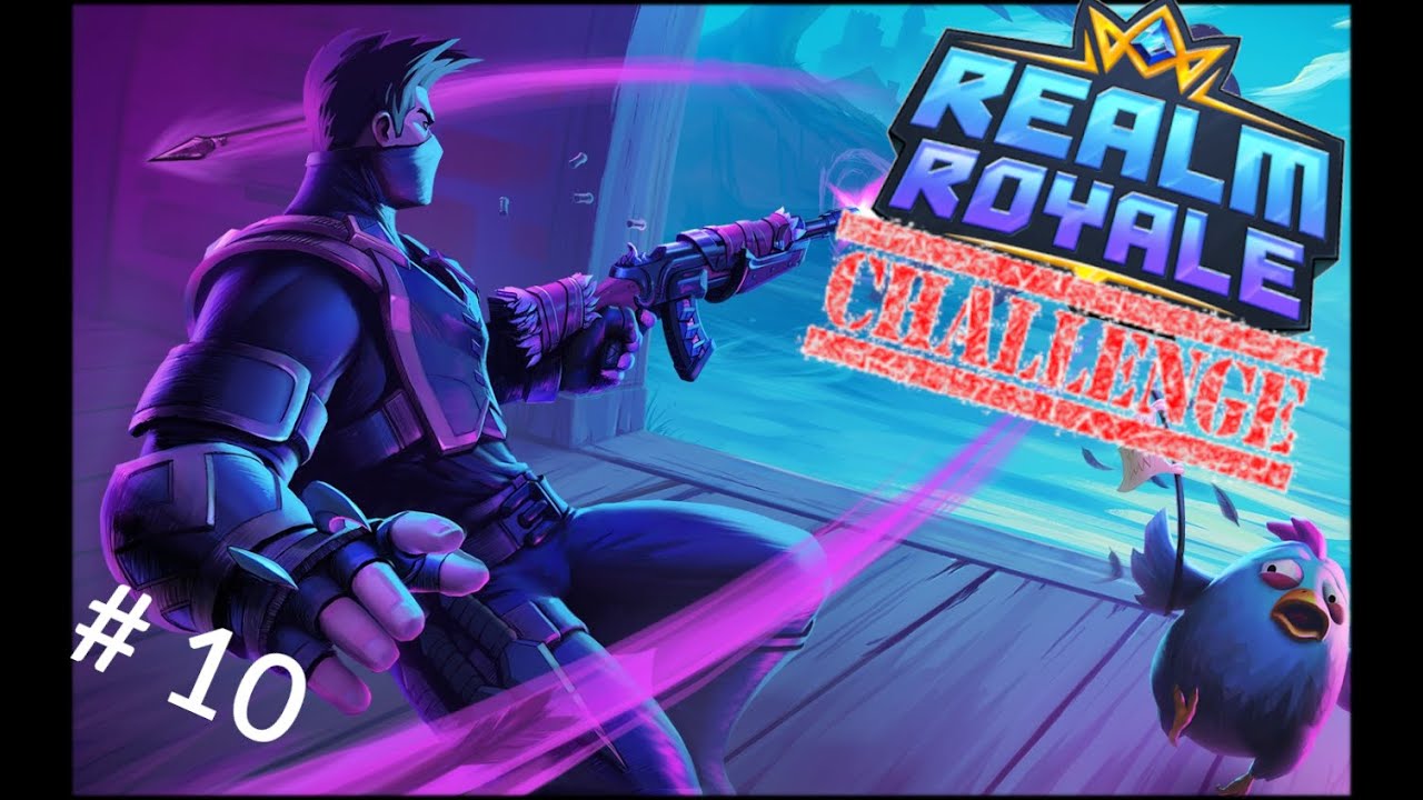 REALM ROYALE | CHALLENGE #10 | Shotgun challenge?!