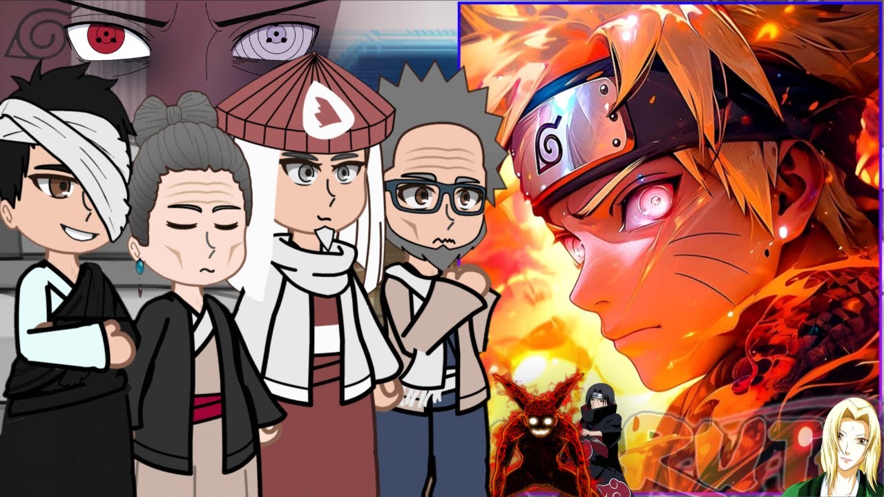 Konoha Council Elders + 3rd Hokage react to Naruto