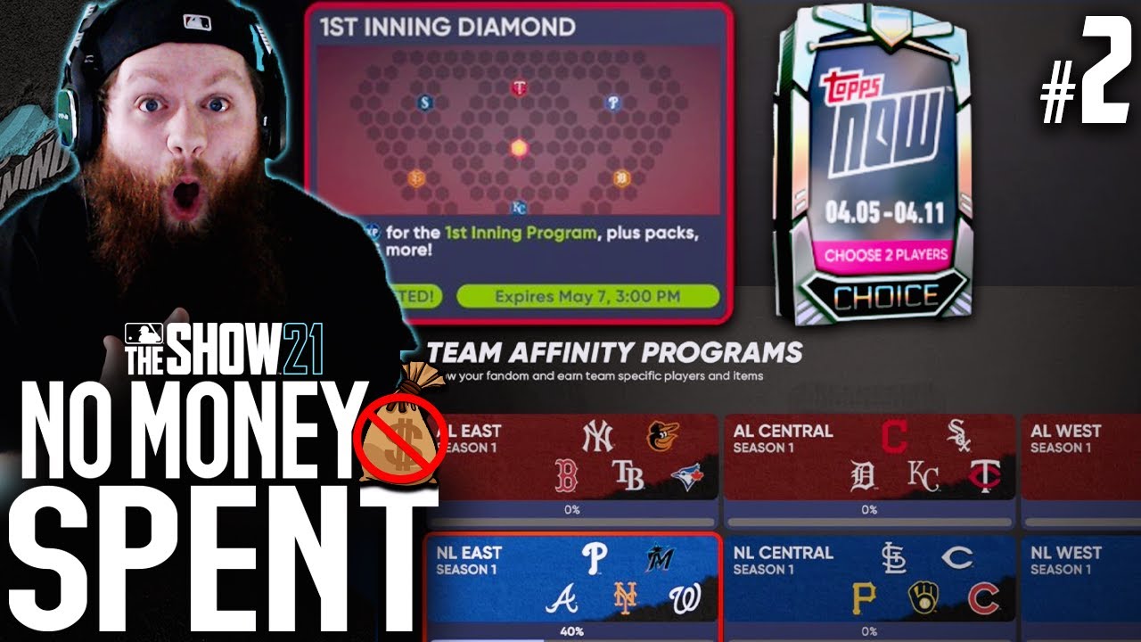 NO MONEY SPENT! ADDING NEW FREE DIAMONDS TO OUR TEAM | MLB The Show 21 Diamond Dynasty #2