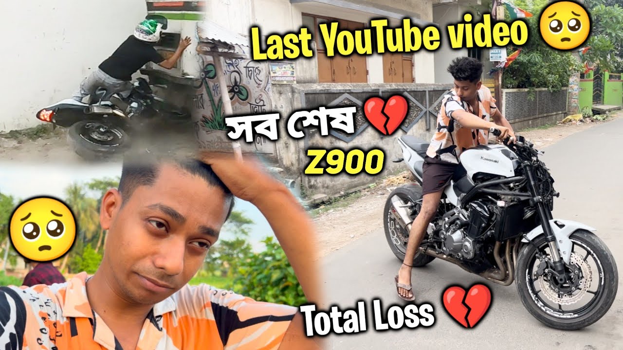 My last youTube video ? Z900 Total Loss 💔
