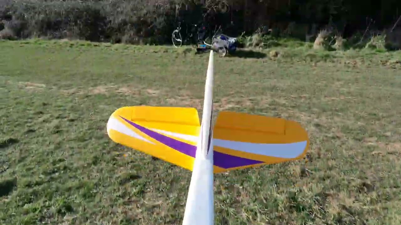 Fms super ez break in flight after 4 months hiatus.