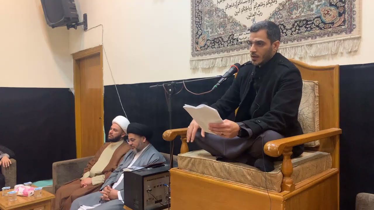 بمناسبة ولادة الامام المهدي (ع) الشاعر الكبير  المبدع محمد الحرزي