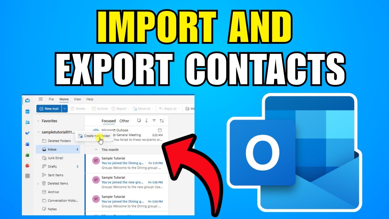How To Import And Export Contacts In Outlook (2026) (Step By Step Guide)