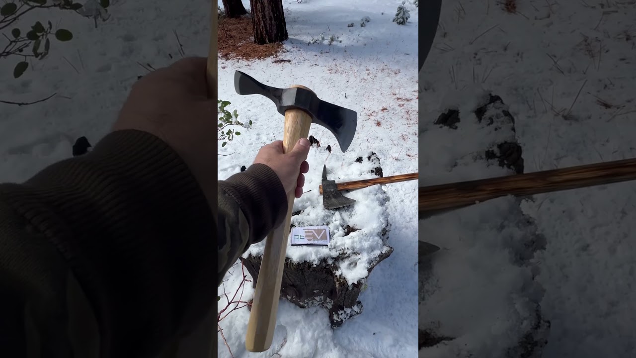 DeEvolution Lifestyle Pulaski Axe #tool #review #bushcraft #survival #outdoorgear #bushcrafttools