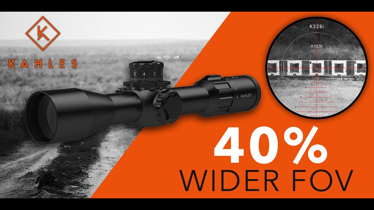 Maximize Your FOV with the Kahles K328i Rifle Scope