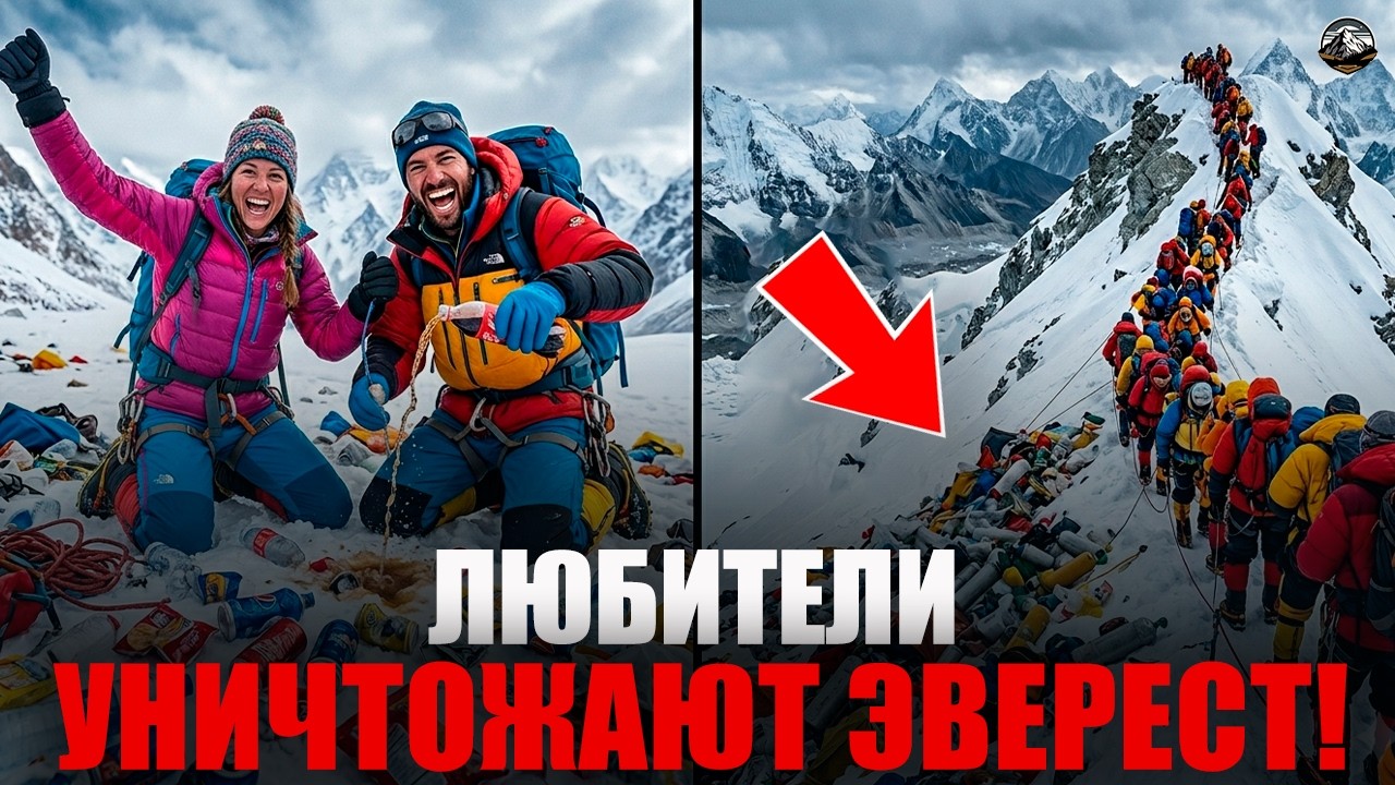 Восхождение на Эверест в 2026 году разрушается из-за альпинистов-любителей