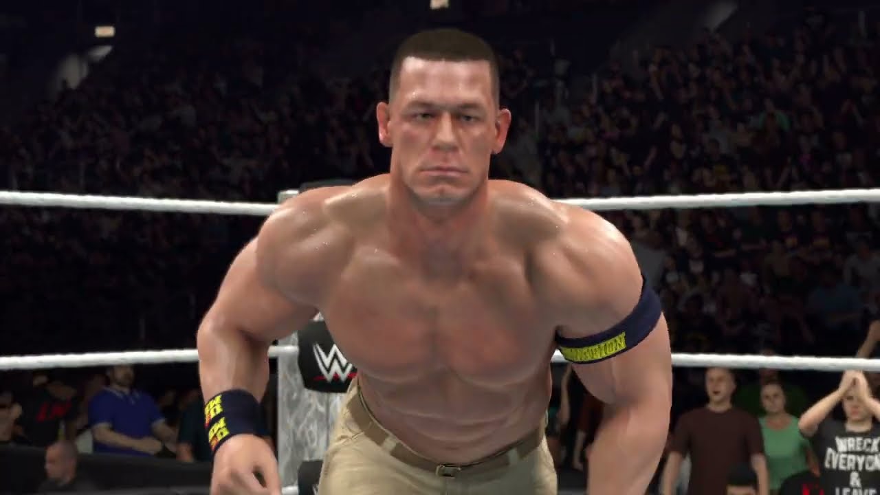 Полный матч WWE 2K26 — Джон Сина против Великого Хали — Матч за титул чемпиона WWE: WWE Judgment ...