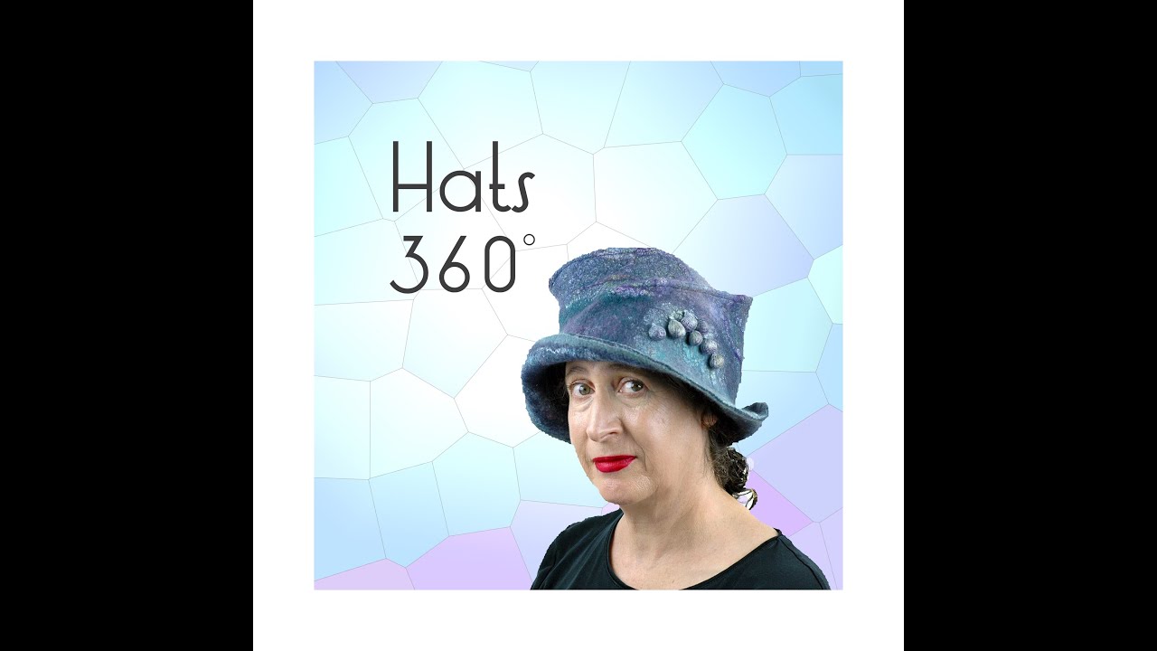 Hats 360 - Felted Amythst Purple Bucket Hat with Silk Fabric.