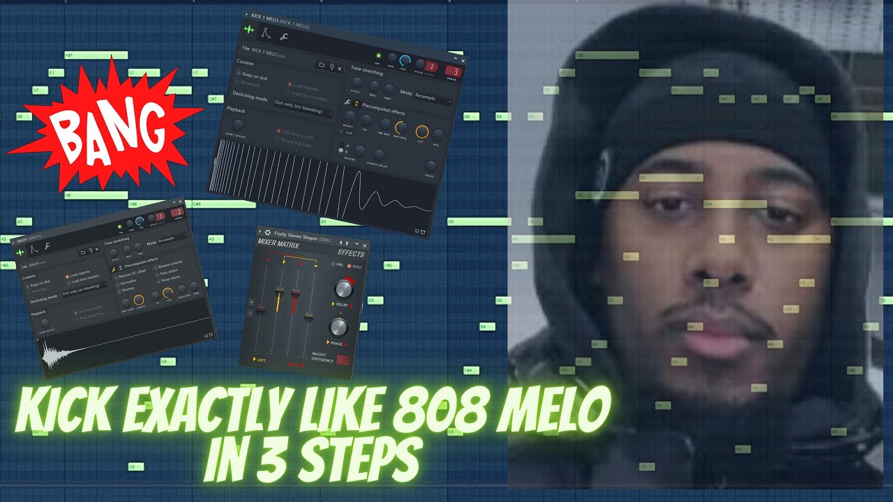 KICK EXACTLY 808 MELO IN 3 STEPS! (There's no Error) | UK DRILL TUTORIAL