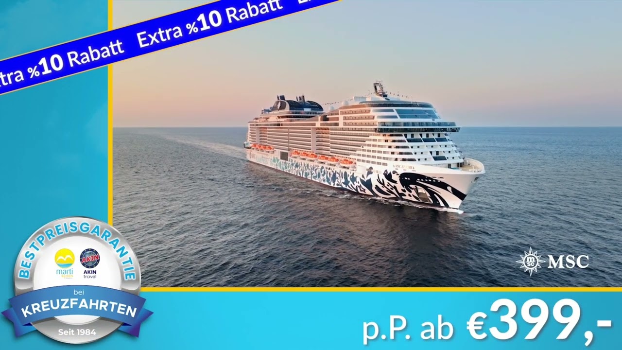 Kreuzhfahrten mit Marti Reisen & Akin Travel